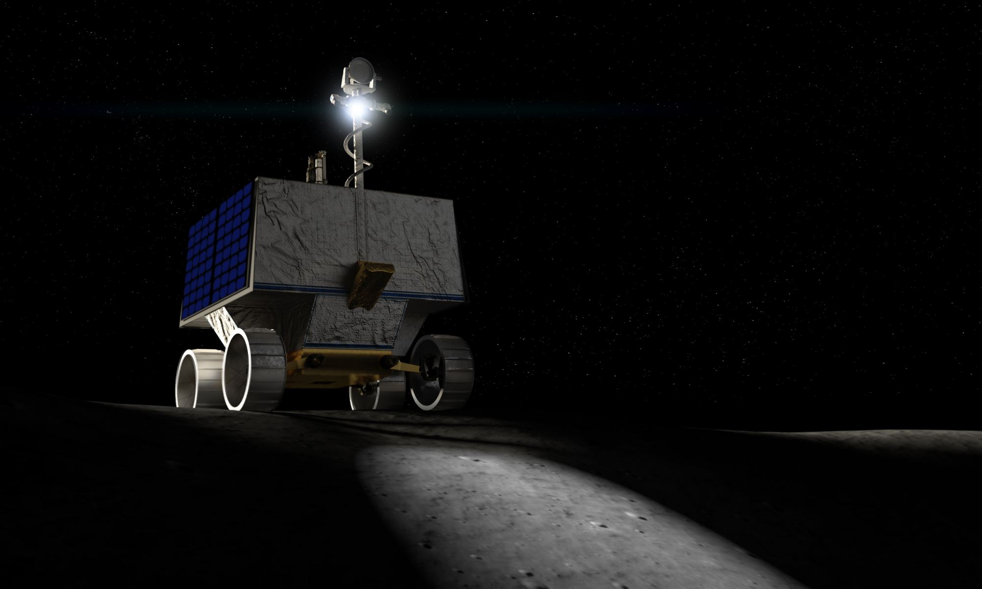 Los ingenieros están probando cómo VIPER puede moverse por el terreno lunar más complicado